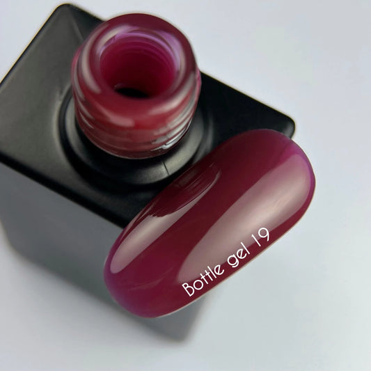 NAILSOFTHEDAY Frasco gel 19 – gel ultrafuerte burdeos, 10 ml