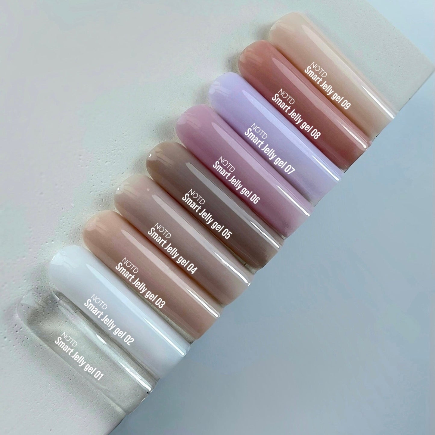 NAILSOFTHEDAY Smart Jelly gel 05: gel constructor para uñas de color marrón claro, 15 g