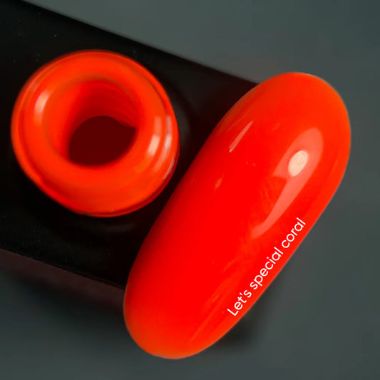 NAILSOFTHEDAY Let's Special Coral - esmalte semipermanente especial coral superpuesto en una capa, 10 ml