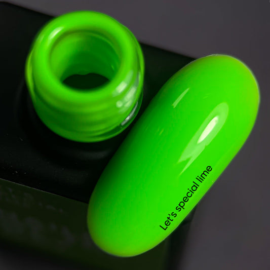 NAILSOFTHEDAY Let's Special Lime: un esmalte en gel especial de lechuga neón que se superpone en una capa, 10 ml
