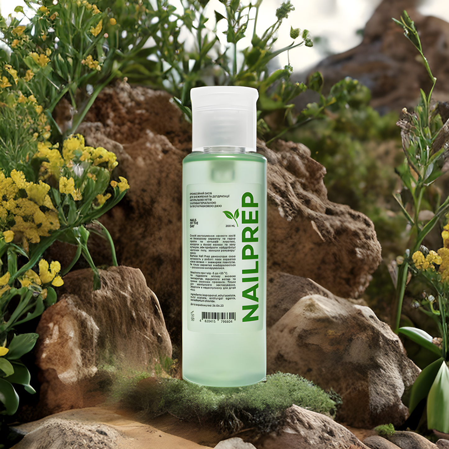 NAILSOFTHEDAY Nail Prep - un producto profesional para desengrasar y deshidratar las uñas naturales con acción antibacteriana y antifúngica, 200 ml