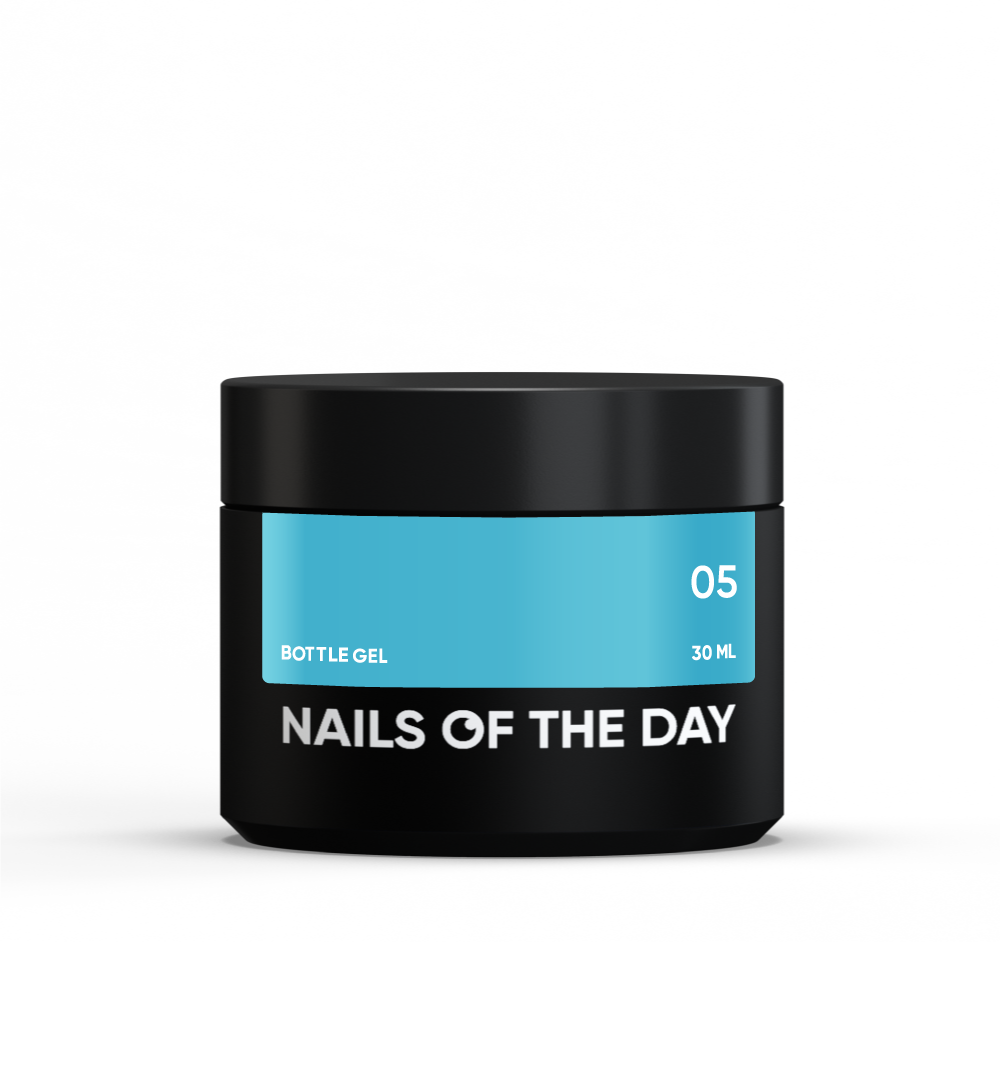 NAILSOFTHEDAY Frasco de gel 05 – gel súper fuerte (azul cielo), 30 ml