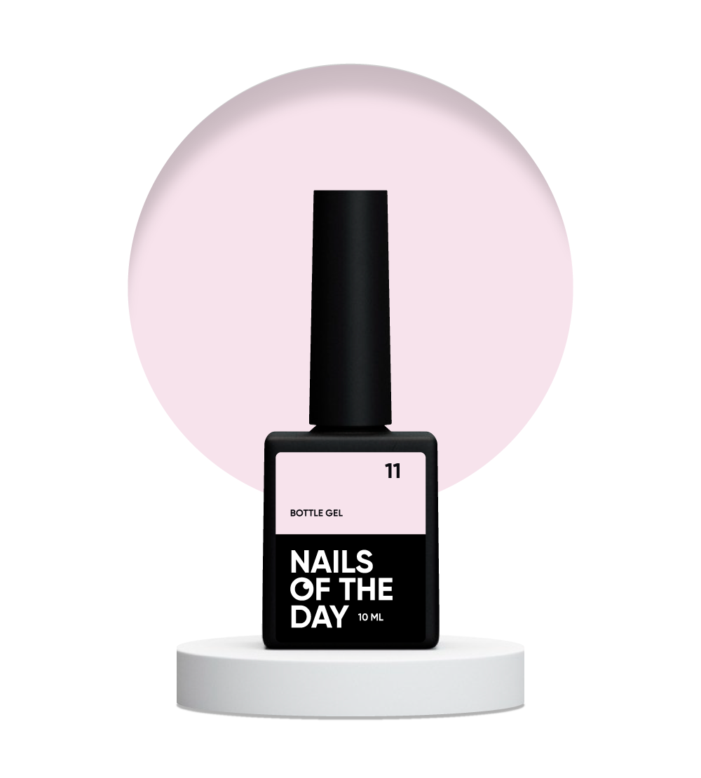 NAILSOFTHEDAY Botella de gel 11 — gel ultrafuerte para uñas, 10 ml