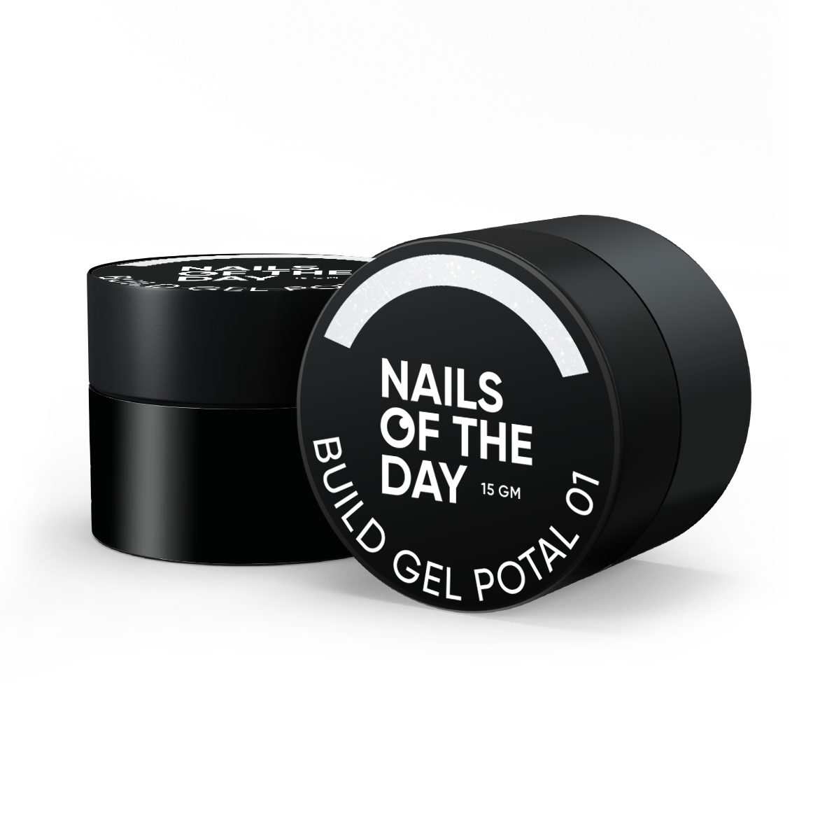 NAILSOFTHEDAY Build gel Potal 01 — gel de construcción de leche con potal para uñas, 15 ml