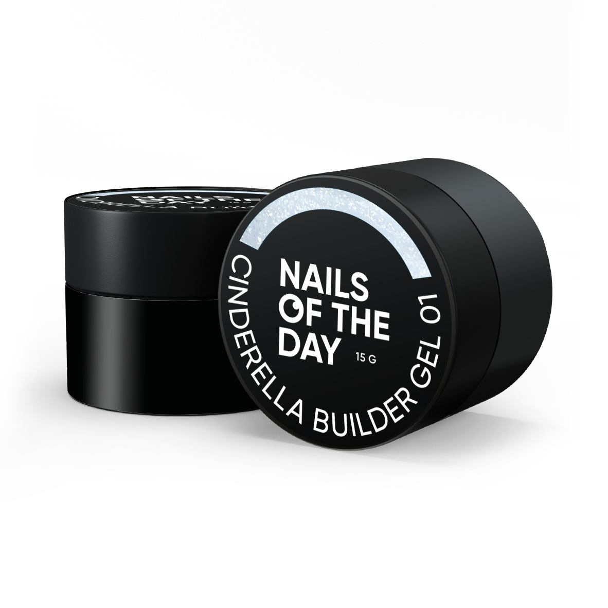 NAILSOFTHEDAY Cinderella builder gel 01 — gel de construcción lechoso con cobertura nacarada para uñas, 15 g