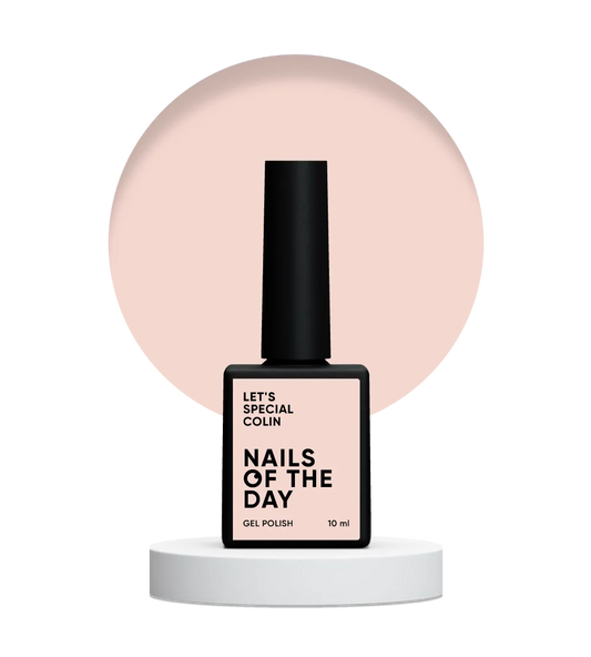 NAILSOFTHEDAY Let's Special Colin - esmalte de uñas en gel color melocotón blanqueado, 10 ml
