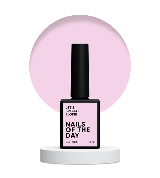 NAILSOFTHEDAY Let's Special Eloise - esmalte de uñas en gel rosa frío con brillo fino, 10 ml