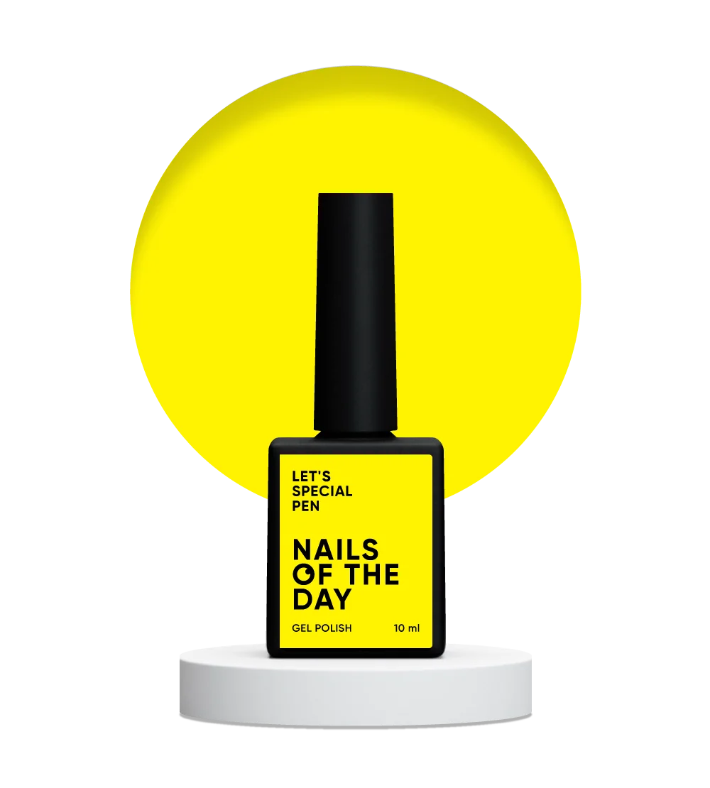 NAILSOFTHEDAY Let's Special Pen — esmalte de uñas en gel amarillo, 10 ml