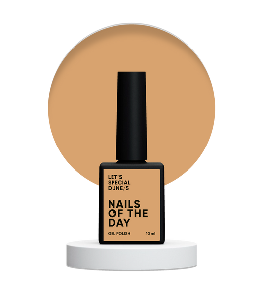 NAILSOFTHEDAY Let's Special Dune/5 — Esmalte de uñas en gel, arena de la mañana del desierto, que cubre una capa, 10 ml