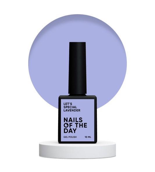 NAILSOFTHEDAY Let's Special Lavender — esmalte de uñas en gel lila que cubre una capa, 10 ml, 10 ml