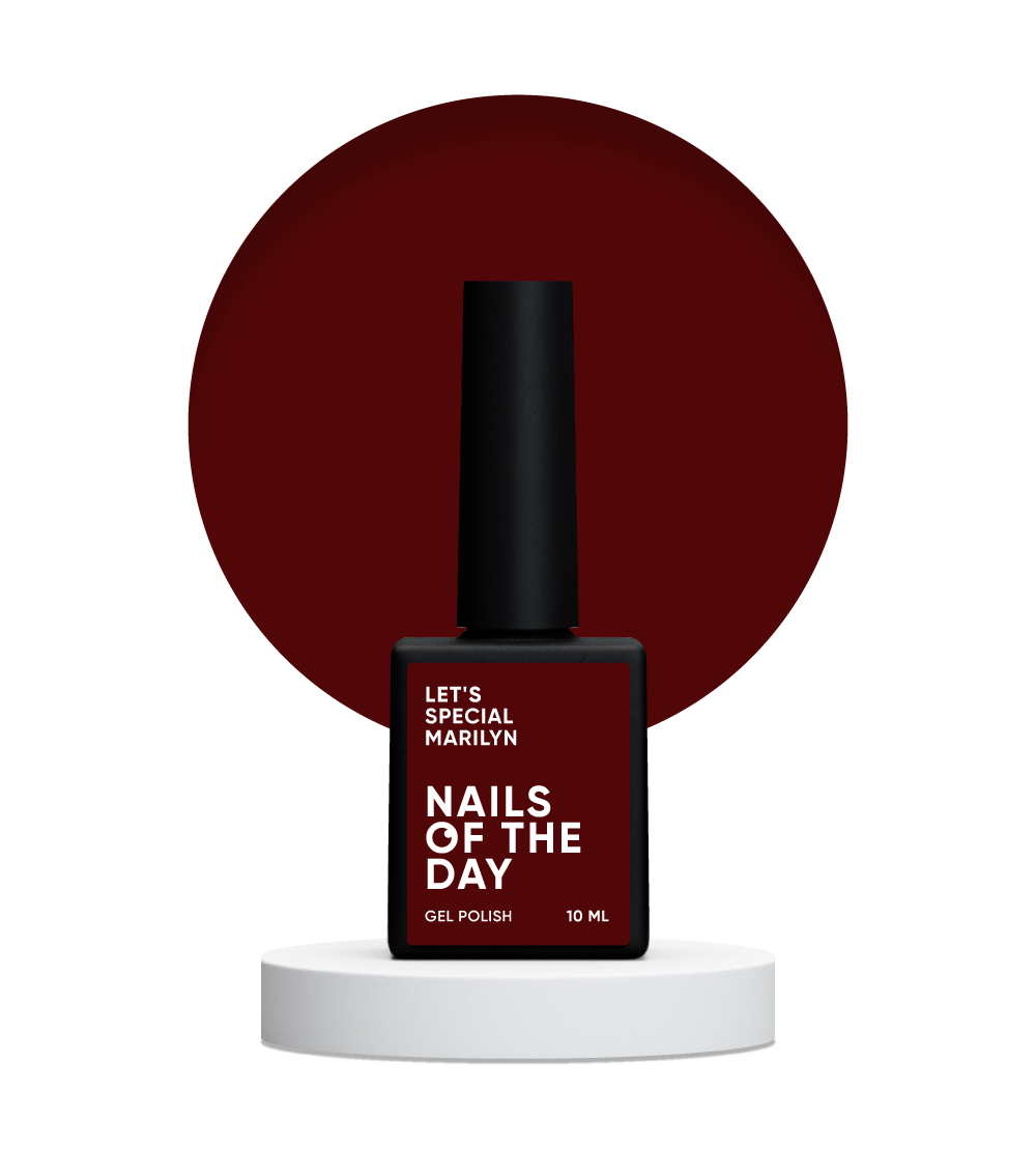 NAILSOFTHEDAY Let's Special Marilyn — esmalte de uñas en gel con sangre horneada que cubre una capa, 10 ml