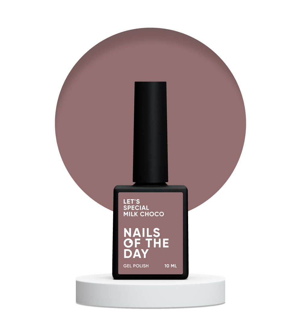 NAILSOFTHEDAY Let's Special Milk Choco: esmalte en gel para uñas con chocolate tibio que cubre una capa, 10 ml