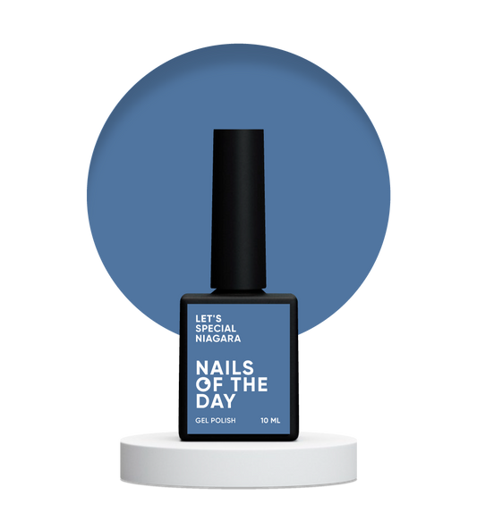 NAILSOFTHEDAY Let's Special Niagara - esmalte de uñas en gel aciano oscuro/mezclilla en una capa, 10 ml