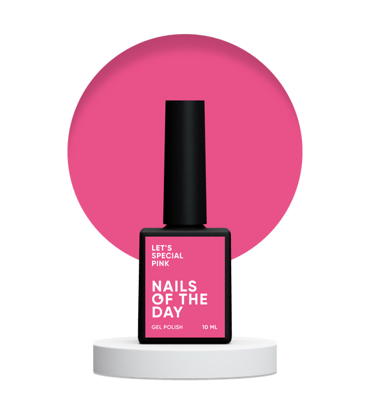 NAILSOFTHEDAY Let's Special Pink: esmalte de uñas en gel rosa especial que se superpone en una capa, 10 ml