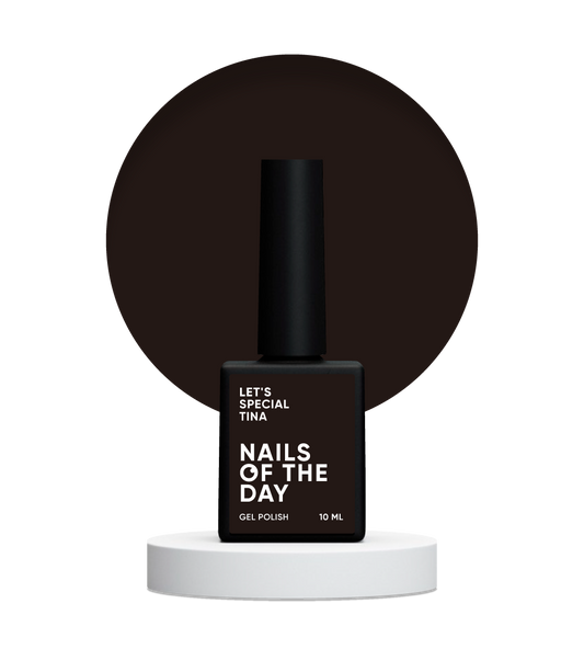 NAILSOFTHEDAY Let's Special Tina - esmalte de uñas en gel de cereza madura cálida que cubre una capa, 10 ml