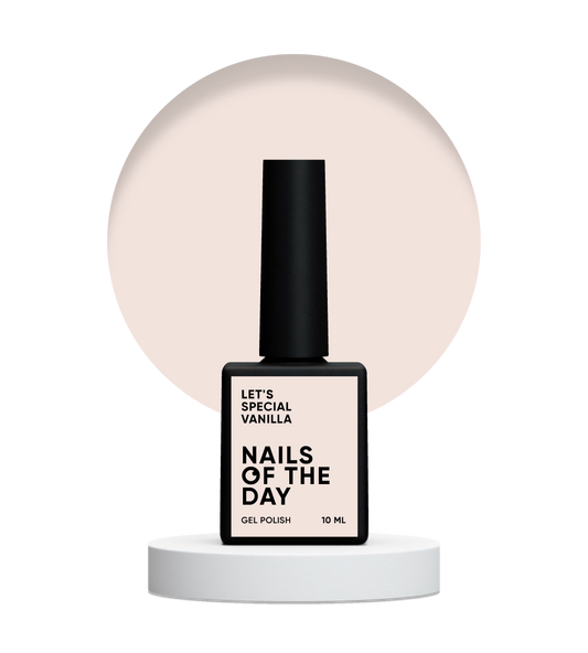 NAILSOFTHEDAY Let's Special Vanilla — esmalte de uñas en gel de vainilla que cubre en una capa, 10 ml