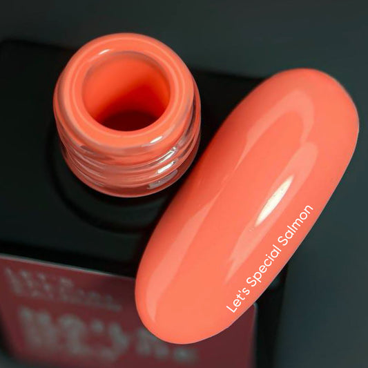 NAILSOFTHEDAY Let's Special Salmon — esmalte de uñas en gel especial salmón superpuesto en una capa, 10 ml