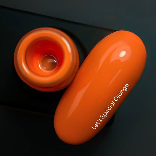 NAILSOFTHEDAY Let's Special Orange - esmalte de uñas en gel especial naranja/zanahoria superpuesto en una capa, 10 ml