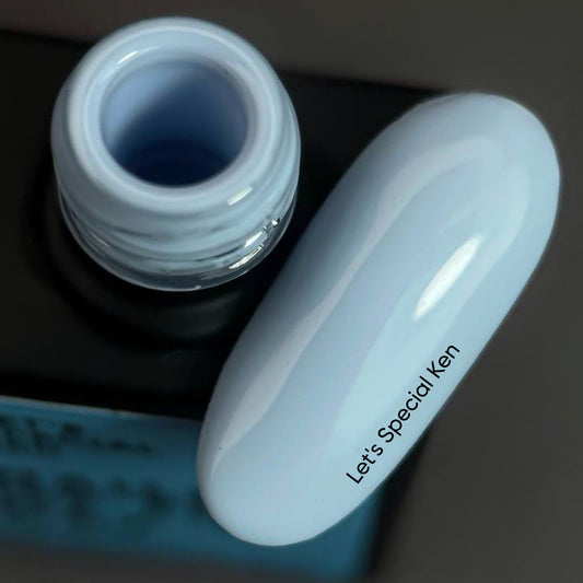 NAILSOFTHEDAY Let's Special Ken - esmalte de uñas en gel especial azul cielo, superpuesto en una capa, 10 ml