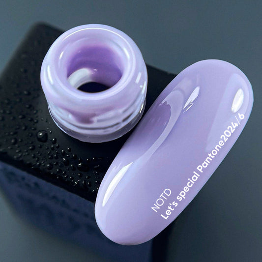 NAILSOFTHEDAY Let's Special Pantone2024/6 — esmalte de uñas en gel suave lavanda que cubre una capa, 10 ml