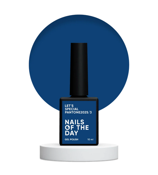 NAILSOFTHEDAY Let's Special Pantone2025/3 - esmalte de uñas en gel de una capa azul oscuro intenso, 10 ml