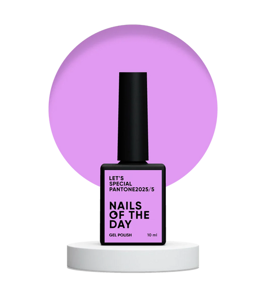 NAILSOFTHEDAY Let's Special Pantone2025/5 - esmalte de uñas en gel rosa lavanda que cubre una capa, 10 ml