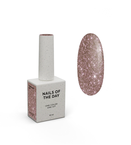 NAILSOFTHEDAY Paradise 05 - esmalte de uñas en gel marrón grafito que cubre una capa, 10 ml