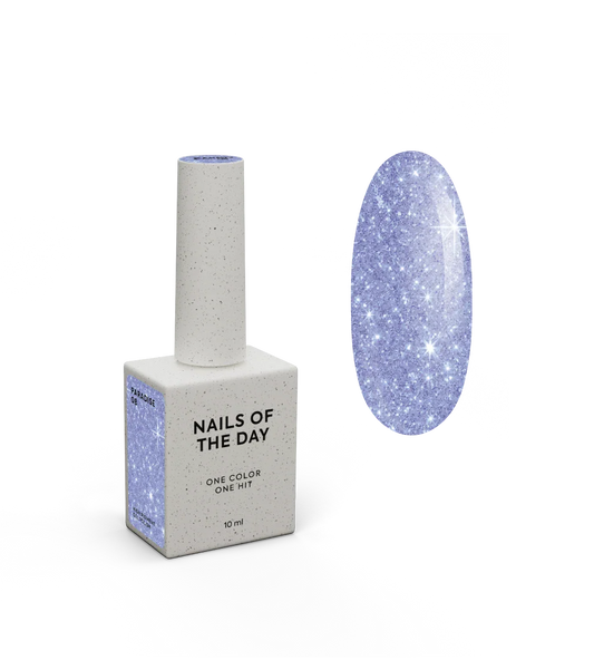 NAILSOFTHEDAY Paradise 08 - esmalte de uñas en gel morado que cubre una capa, 10 ml
