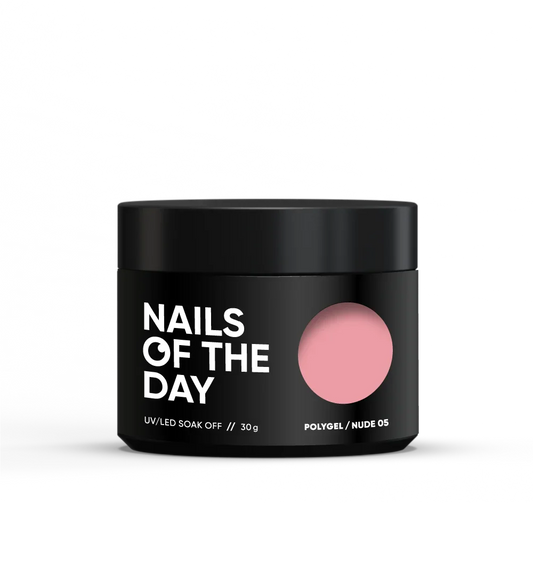 NAILSOFTHEDAY Polygel nude 05 — Polygel rosa nude, 30 g