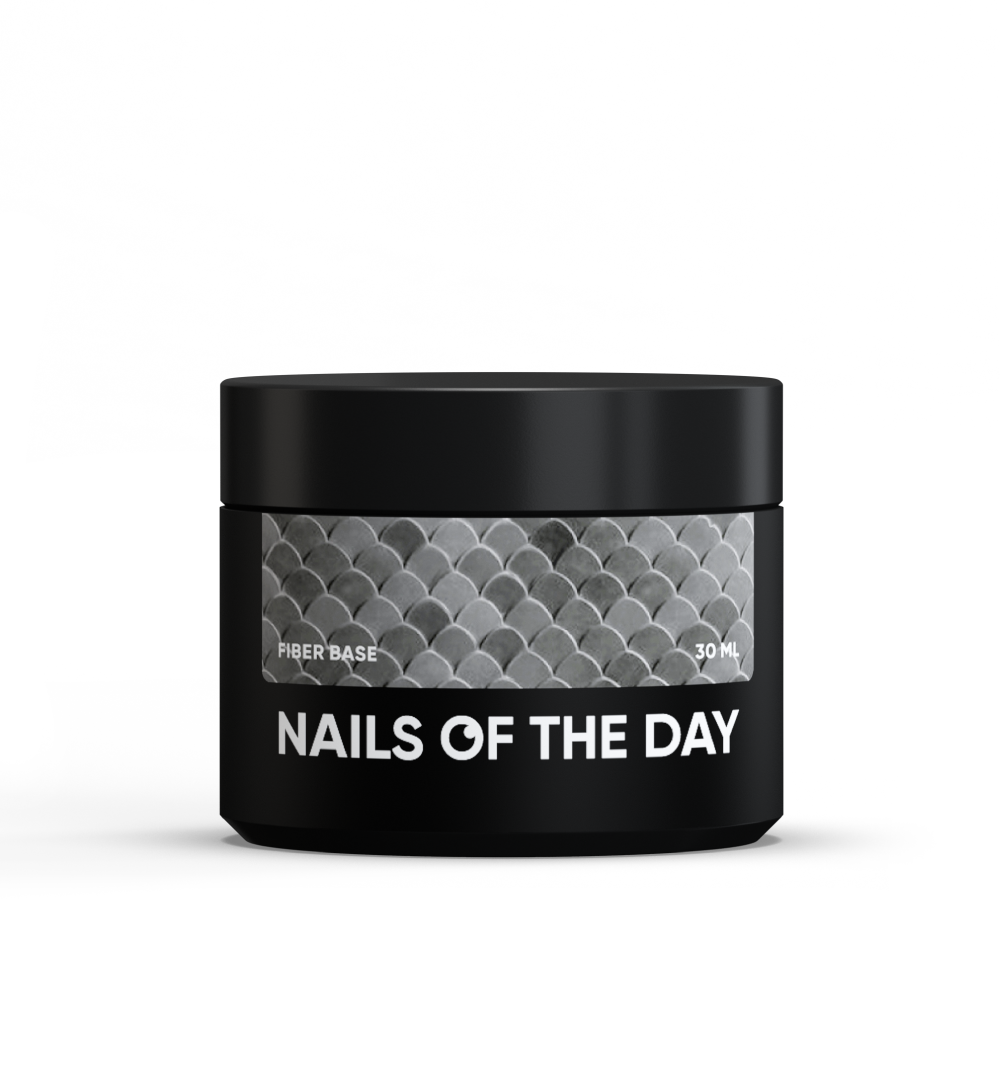 NAILSOFTHEDAY Base de fibra – base de uñas con fibras de nailon, 30 ml