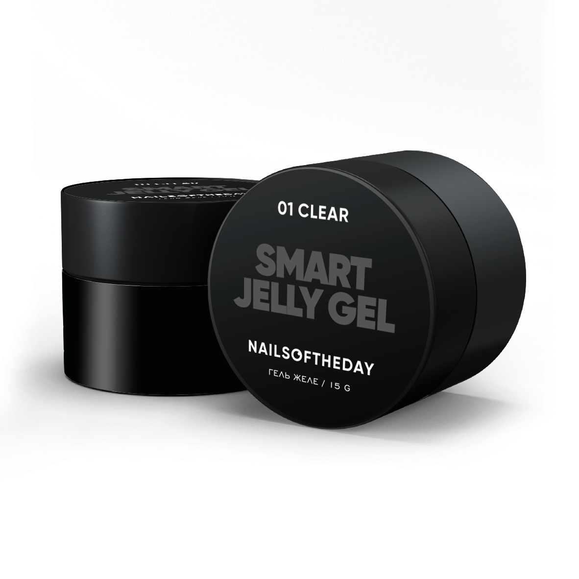 NAILSOFTHEDAY Smart Jelly gel 01: gel de construcción transparente para uñas, 15 g