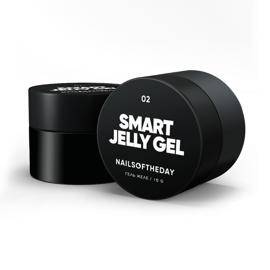 NAILSOFTHEDAY Smart Jelly gel 02: gel de construcción blanco para uñas, 15 g
