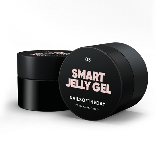NAILSOFTHEDAY Smart Jelly gel 03: gel de construcción en gelatina color beige melocotón para uñas, 15 g
