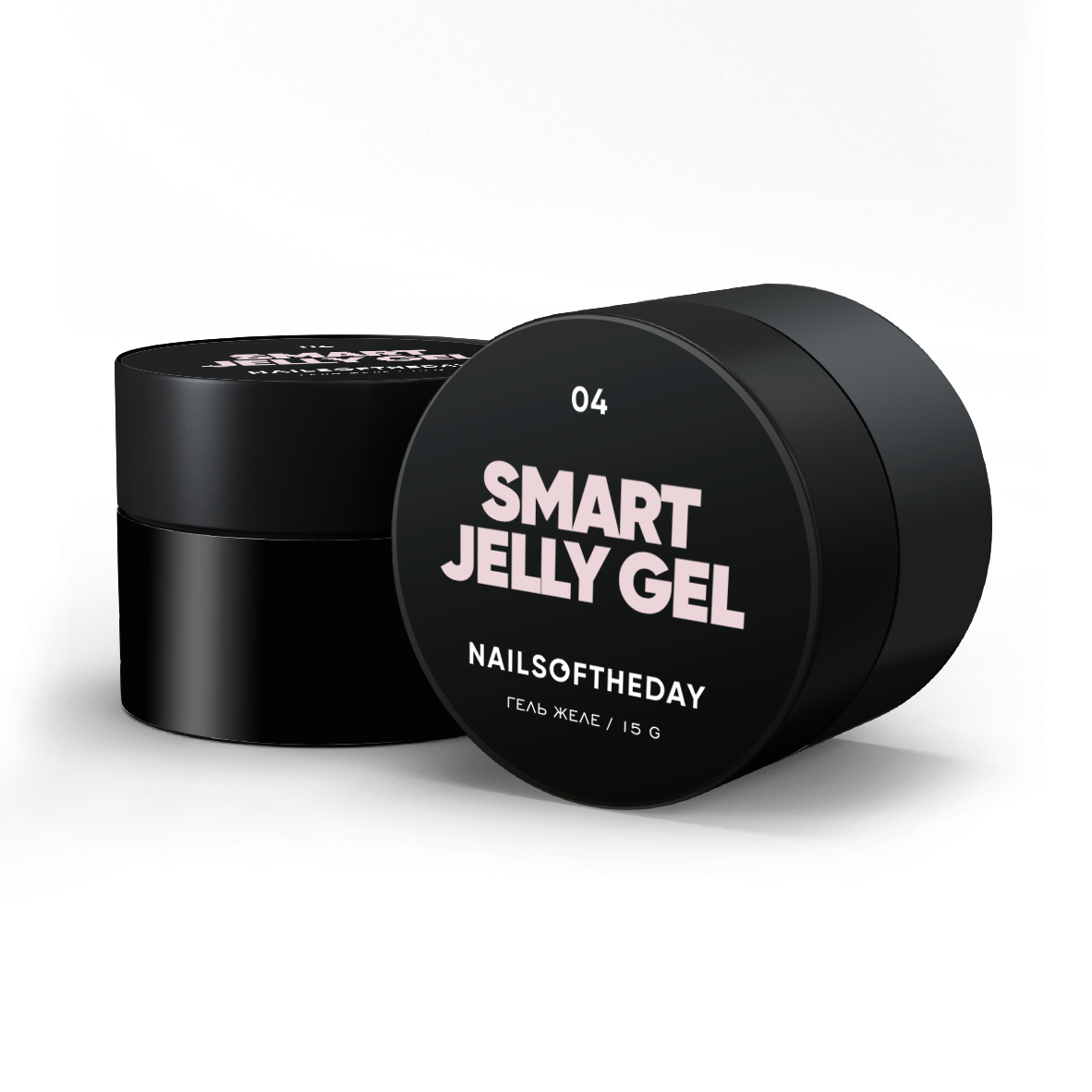 NAILSOFTHEDAY Smart Jelly gel 04: gel de construcción beige para uñas, 15 g
