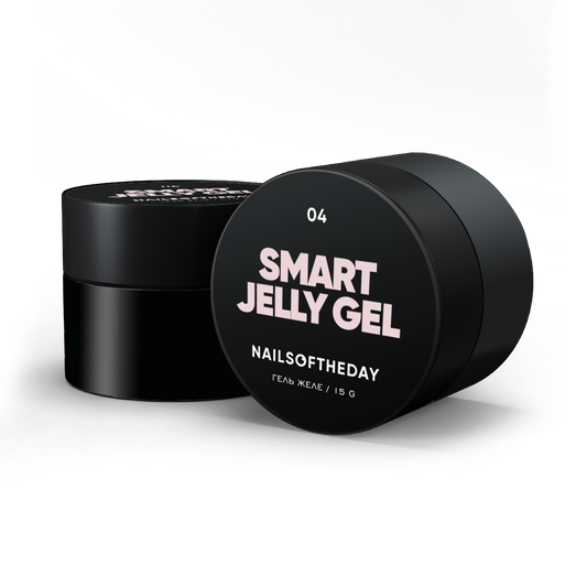 NAILSOFTHEDAY Smart Jelly gel 04: gel de construcción beige para uñas, 15 g