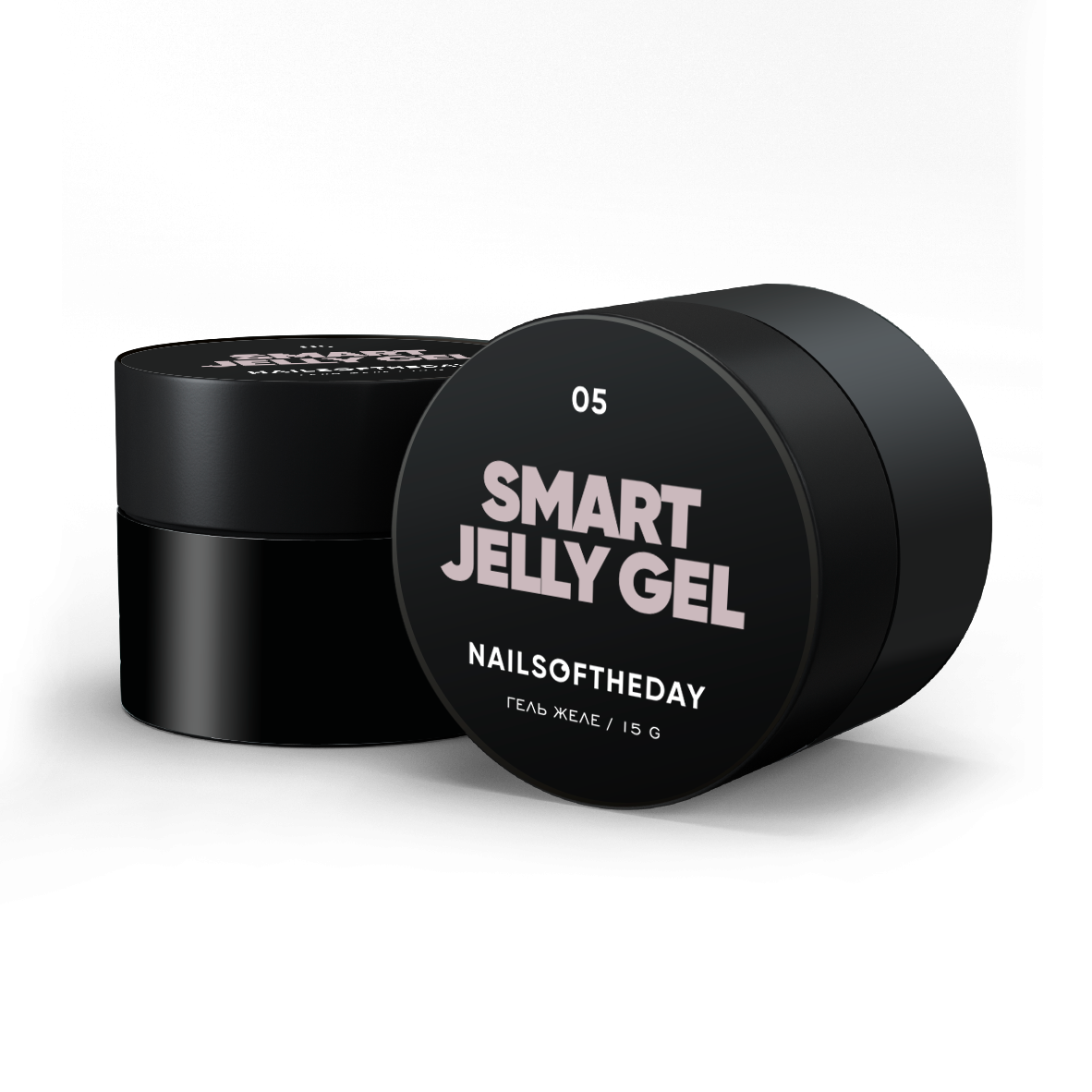 NAILSOFTHEDAY Smart Jelly gel 05: gel constructor para uñas de color marrón claro, 15 g