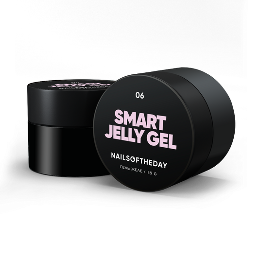 NAILSOFTHEDAY Smart Jelly gel 06 — gel constructor para uñas de color rosa púrpura, 15 g