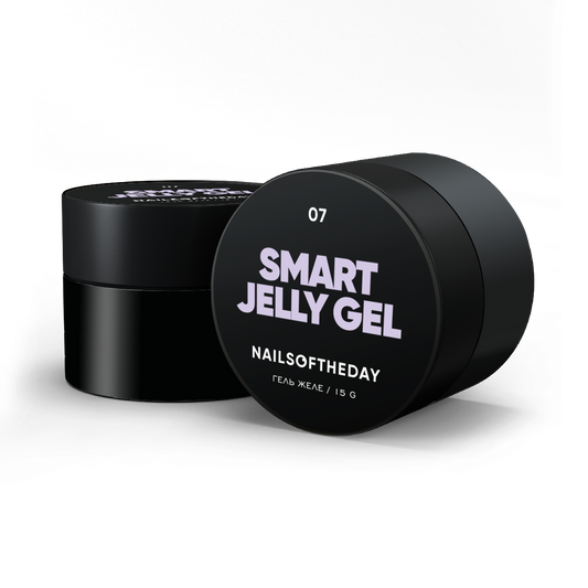 NAILSOFTHEDAY Smart Jelly gel 07: gel de construcción violeta claro para uñas, 15 g