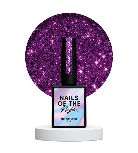NAILSOFTHENIGHT Esmalte en gel Cosmopolitan — esmalte de uñas en gel reflectante rosa oscuro, 10 ml