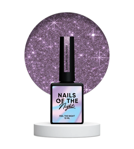 NAILSOFTHENIGHT Esmalte en gel Daiquiri — esmalte en gel reflectante violeta para uñas, 10 ml