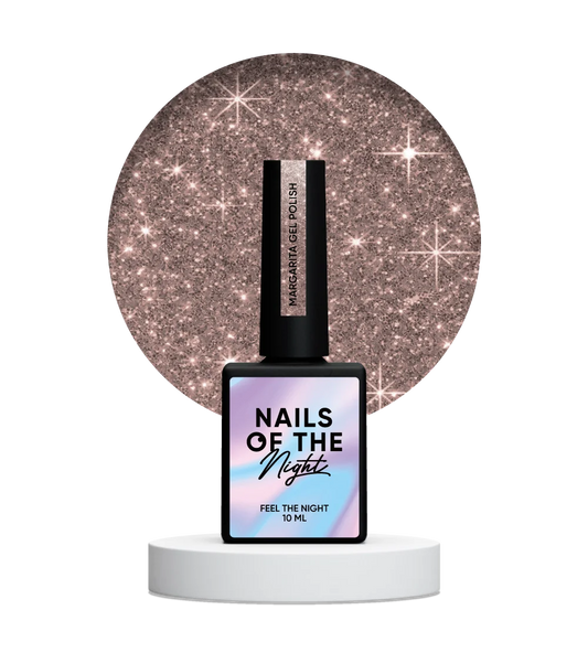 NAILSOFTHENIGHT Esmalte en gel Margarita — esmalte de uñas en gel reflectante rosa nude, 10 ml