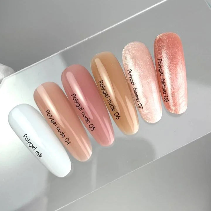 NAILSOFTHEDAY Polygel nude 06 — Polygel nude cálido, 30 g