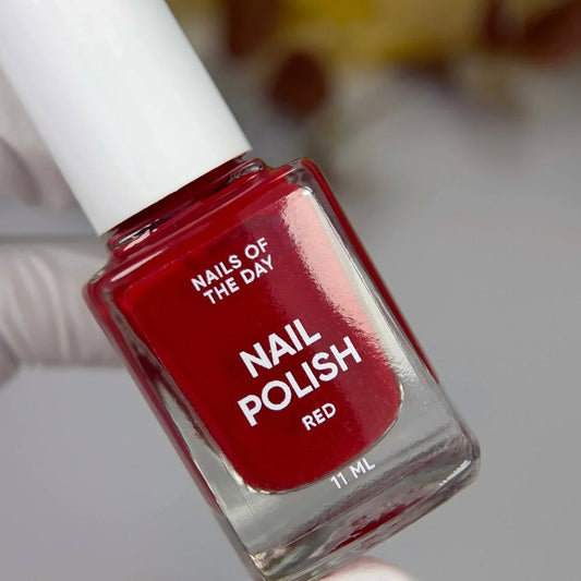 Nailsoftheday Nail Polish Red — esmalte de uñas rojo, 11 ml