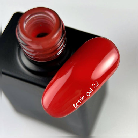 NAILSOFTHEDAY Frasco gel 22 – gel ultrafuerte carmesí oscuro, 10 ml