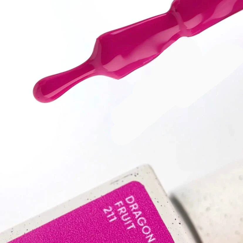 NAILSOFTHEDAY Esmalte en gel Dragonfruit-211, 10 ml — rosa púrpura superpuesto en una capa, 10 ml