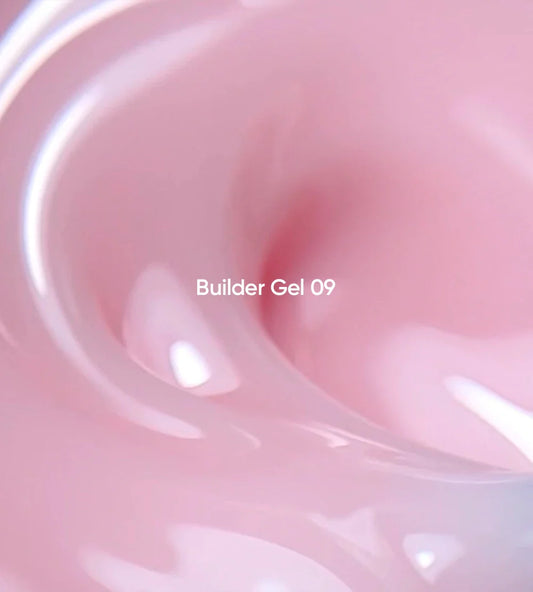 NAILSOFTHEDAY Builder Gel 09 — gel de extensión de uñas rosa lechoso, 30 ml