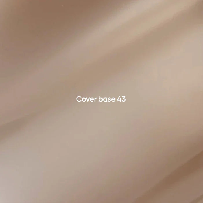 NAILSOFTHEDAY Cover base 43 light pigment — recubrimiento base beige translúcido ligeramente pigmentado para uñas, 10 ml
