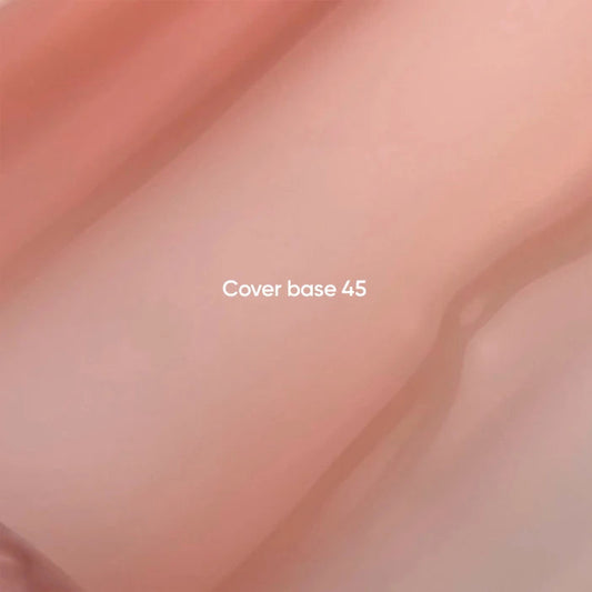 NAILSOFTHEDAY Cover Base 46 Light Pigment – base para uñas rosa empolvado semitransparente con pigmentación ligera, 10 ml