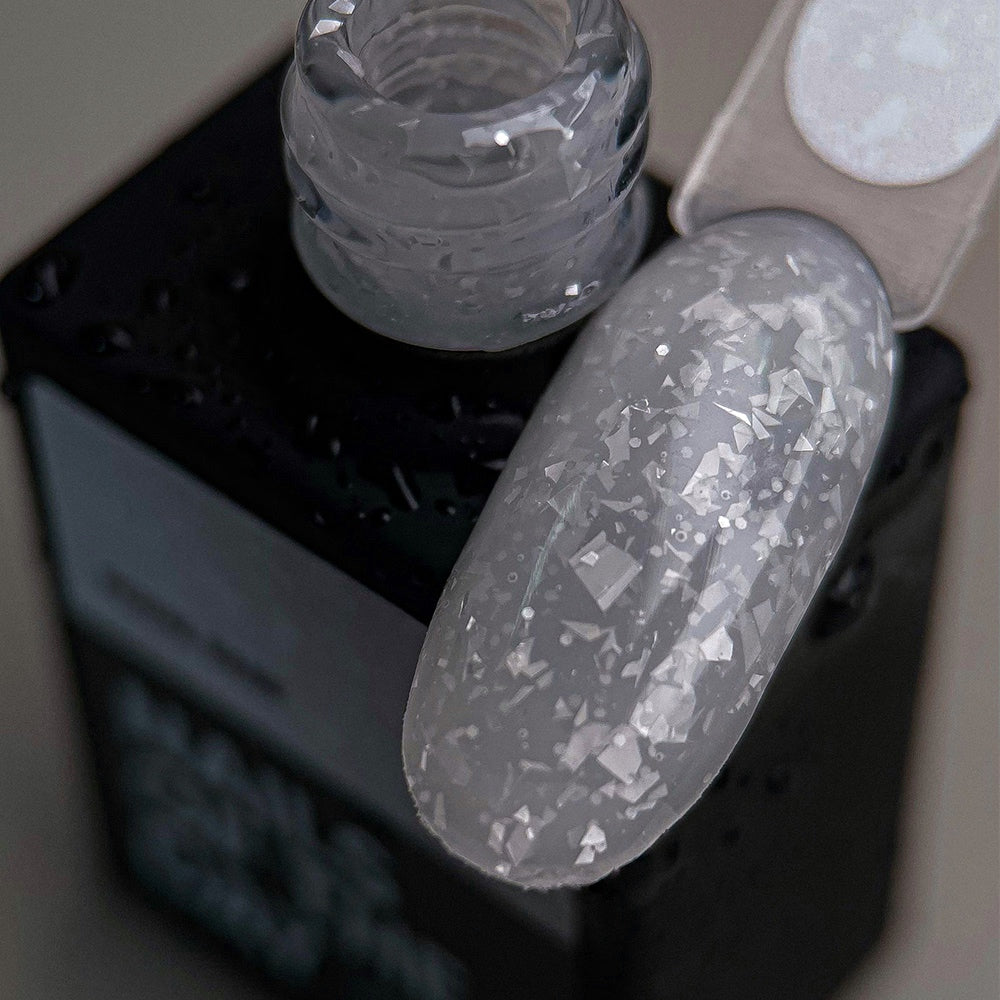 NAILSOFTHEDAY Potal base 14 – base lechosa suave con potal blanco elegante, 10 ml