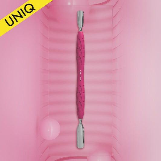 Empujador Para Manicura Con Mango De Silicona "Gummy" UNIQ 10 TYPE 2
